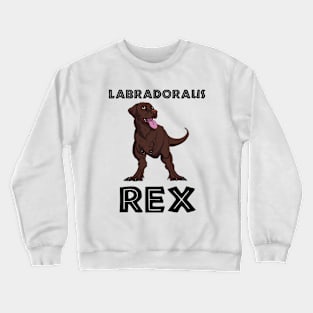 Labrador Dinosaur (black) Crewneck Sweatshirt